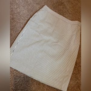 Ann Taylor Striped Pencil Skirt